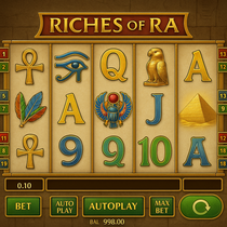 GratoWin - Riches of Ra Slot Game - Pragmatic Play